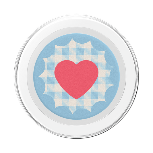 Gingham Heart — MagSafe PopGrip - US 64286