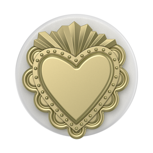 PopOut Sacred Heart Gold — MagSafe PopGrip - US 23396