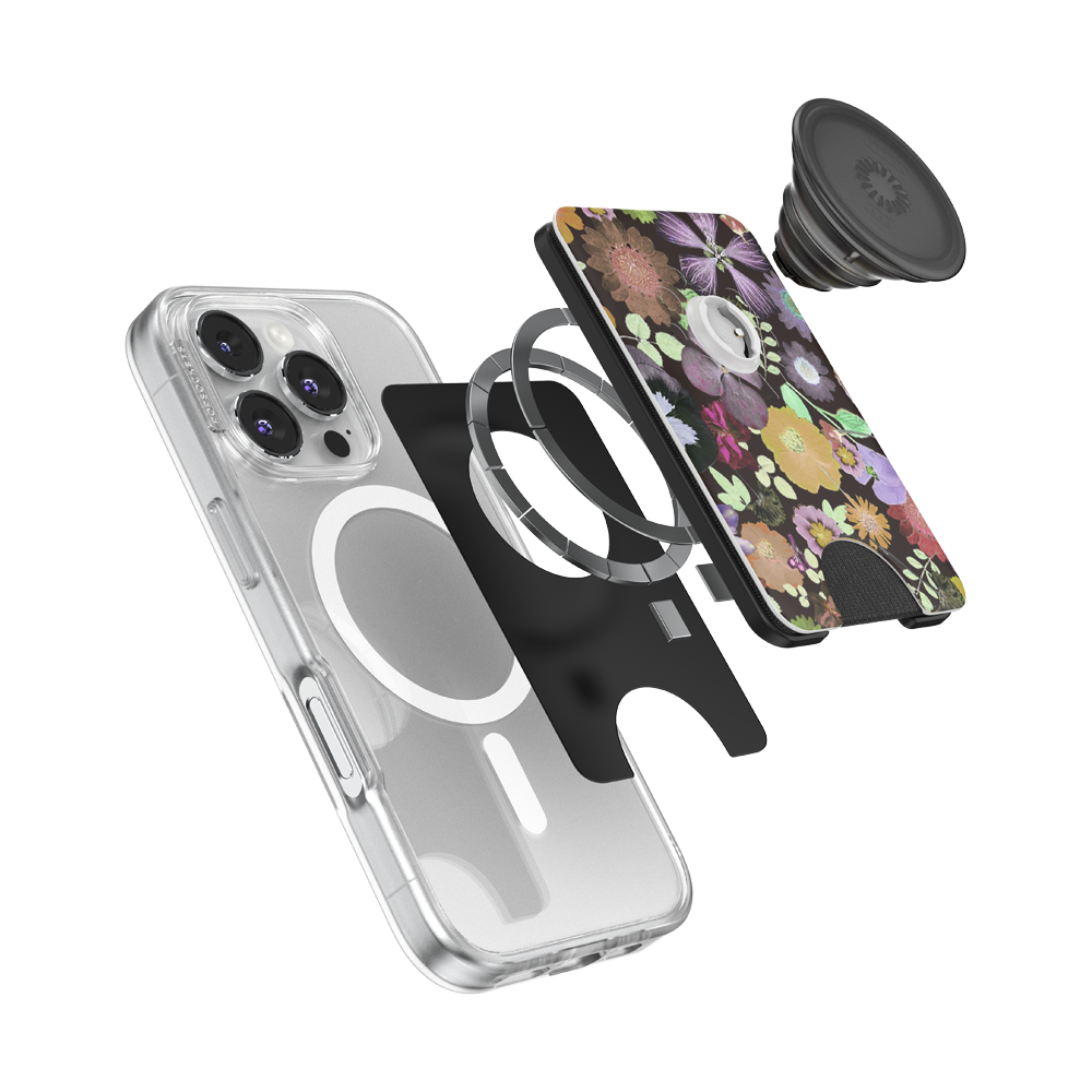 Pressed Flower After Dark — MagSafe PopWallet+ - US 95817