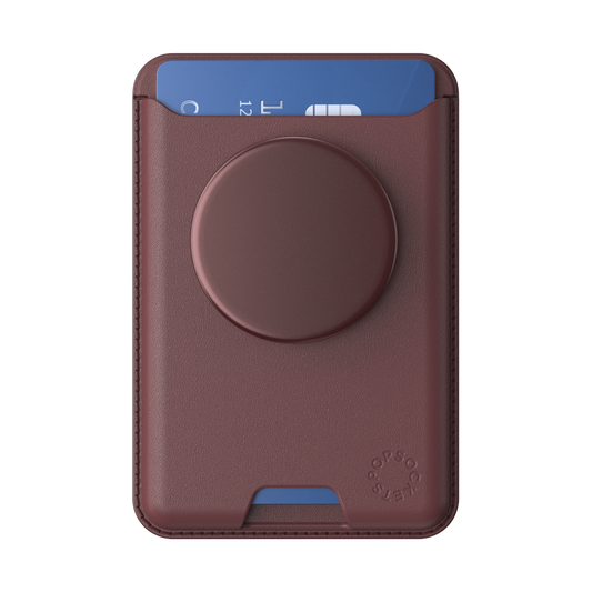 Aluminum Oxblood — Softgoods MagSafe PopWallet+ - US 22666