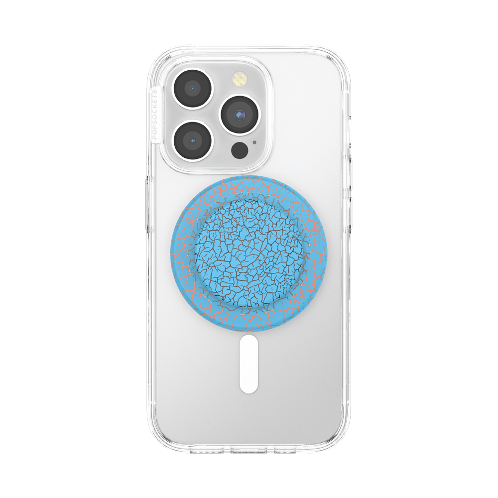 Crackle Denali Printed Orange Zest — MagSafe PopGrip - US 53833