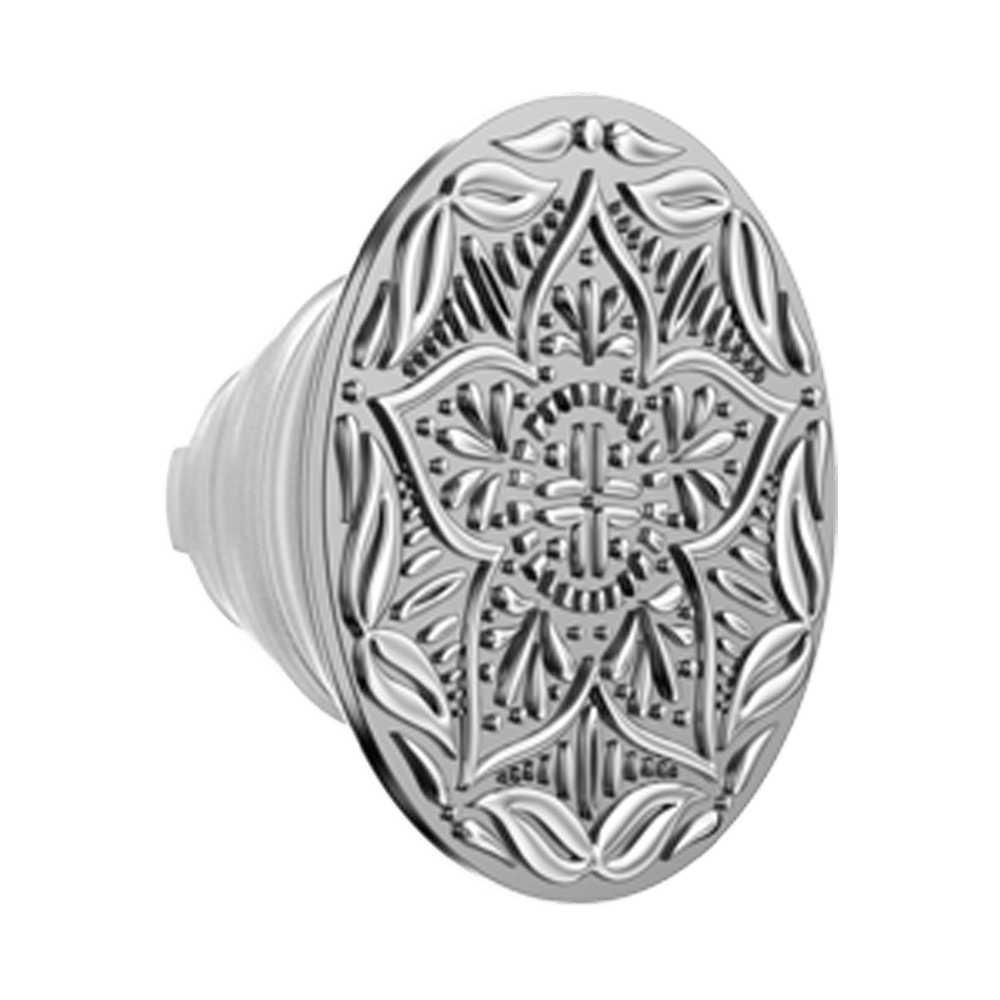 Enamel Silver Mandala — MagSafe PopGrip - US 16969