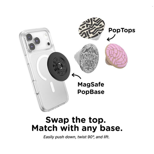 Enamel Silver Mandala — PopTop - US 33719