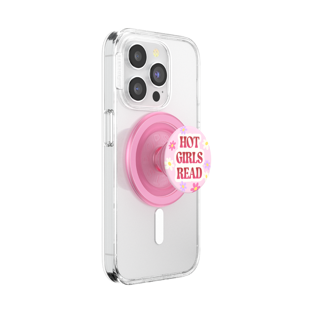 Hot Girls Read Pink — MagSafe PopGrip - US 50216