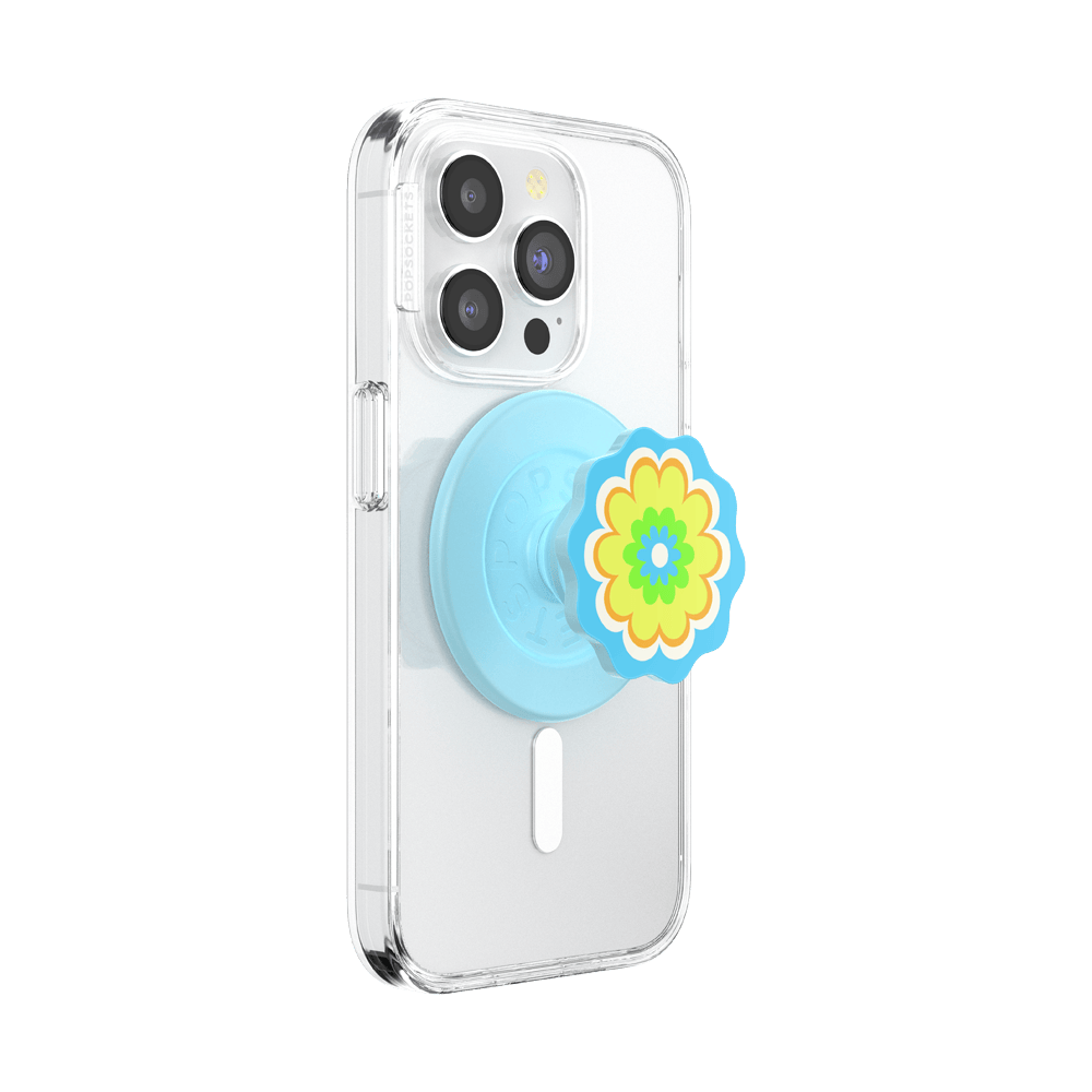 Molded Flower Kaleidoscope Blue — MagSafe PopGrip - US 92219