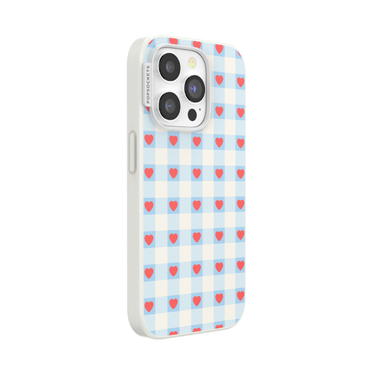 Berry Sweet Gingham — iPhone 15 Pro MagSafe Case - US 81936