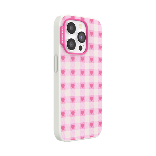 Blush Gingham — iPhone 15 Pro MagSafe Case - US 17269