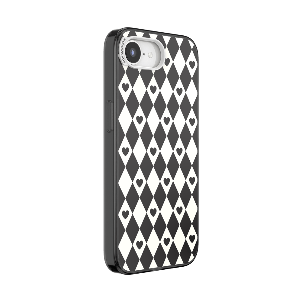 Harlequin Hearts Black — iPhone 17e/16e MagSafe Case - US 81243