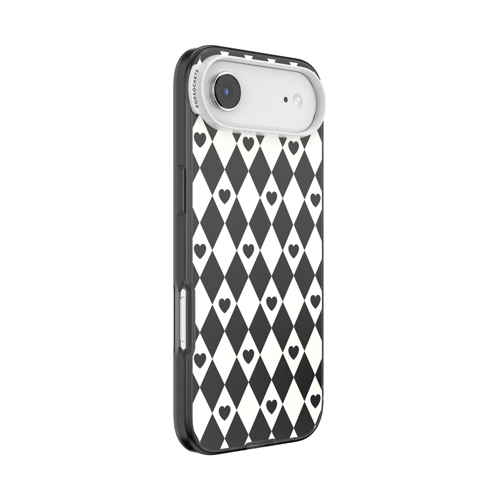 Harlequin Hearts Black — iPhone Air MagSafe Case - US 64573