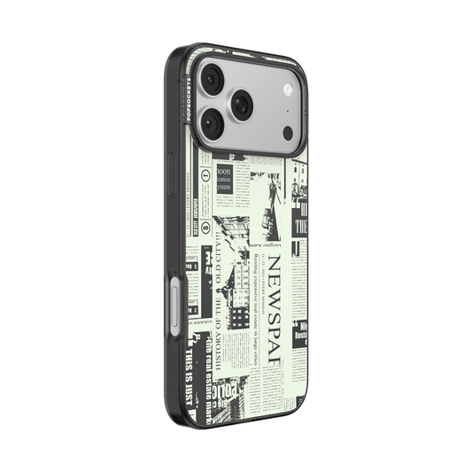 Hot off the Press Black — iPhone 17 Pro Max MagSafe Case - US 54841