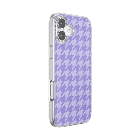 Lilac Houndstooth — iPhone 16 Plus MagSafe Case - US 62431