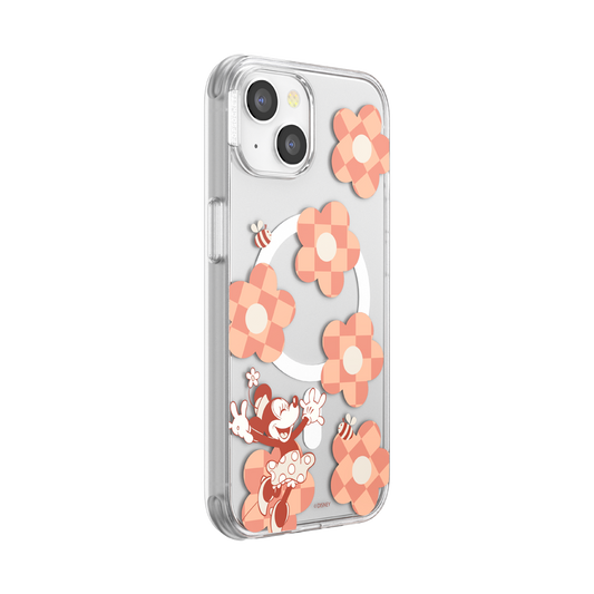 Minnie Checkered Flower — iPhone 14 MagSafe Case - US 90230