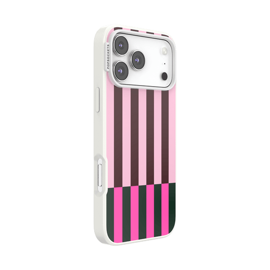 Pop of Pink Stripe — iPhone 17 Pro Max MagSafe Case - US 11597