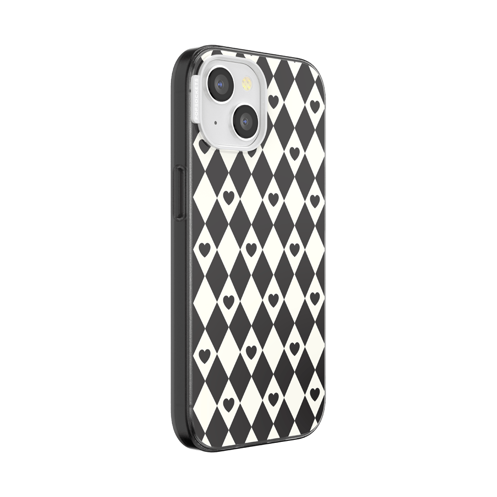 Harlequin Hearts Black — iPhone 15 MagSafe Case - US 99232
