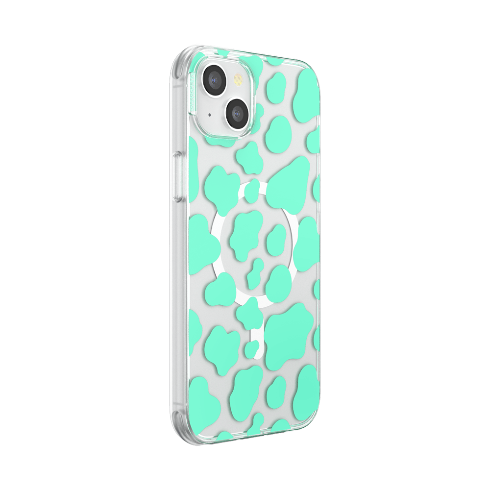 Turquoise Cow Cow — iPhone 14 Plus MagSafe Case - US 94946
