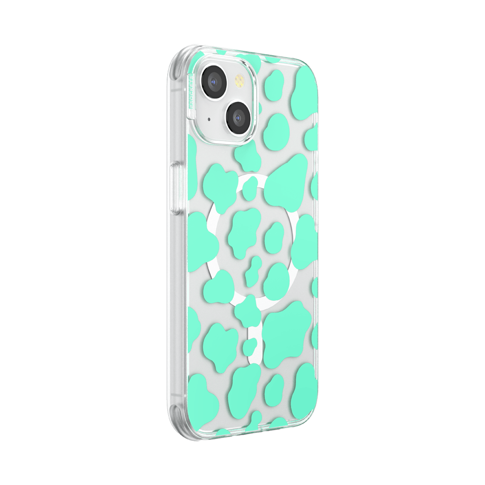 Turquoise Cow Cow — iPhone 14 MagSafe Case - US 17632
