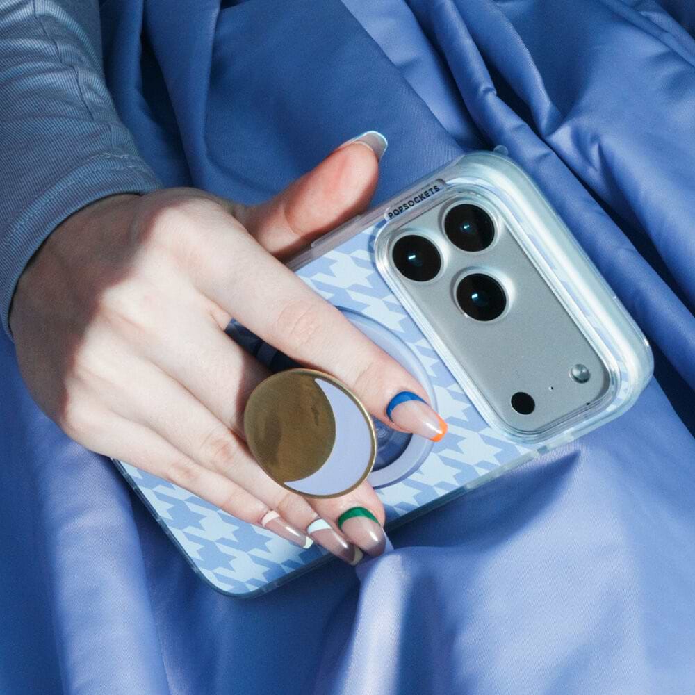 Lilac Houndstooth — iPhone 16 MagSafe Case - US 34633