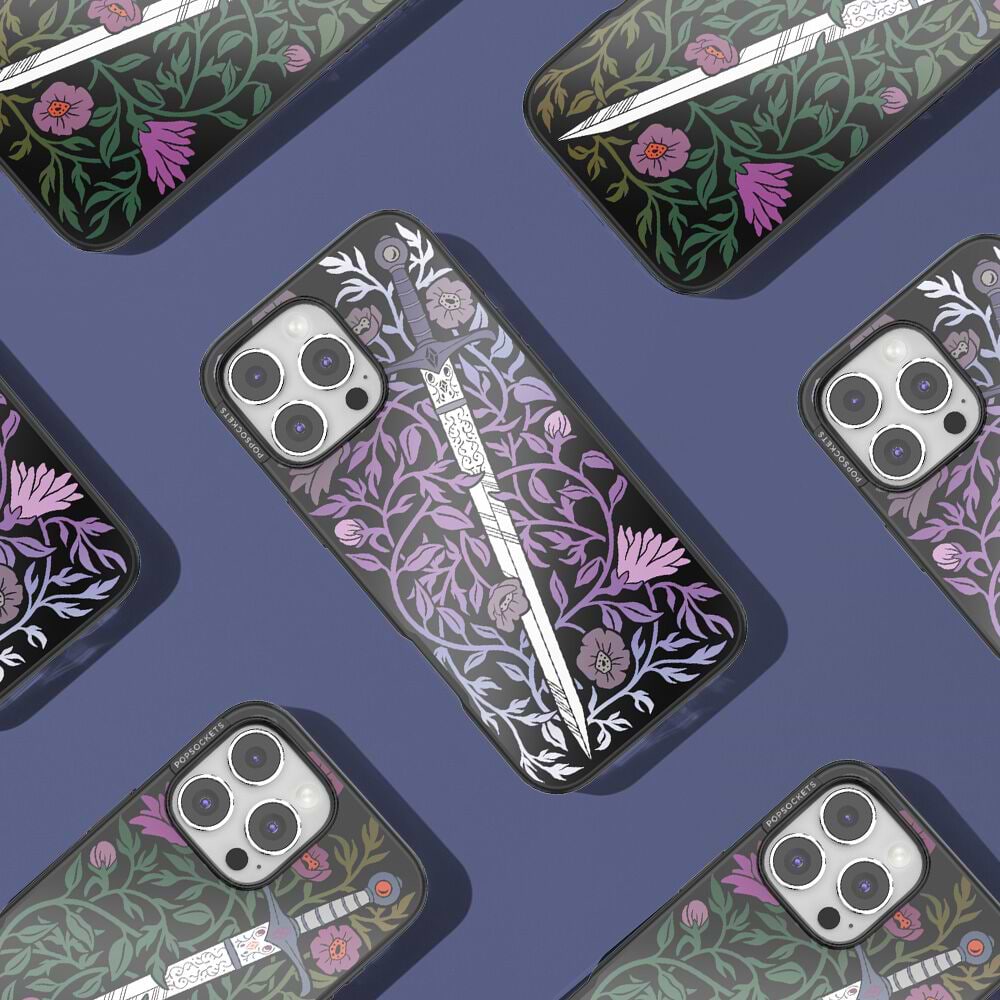 Mirror Thorny Blade Lavender — iPhone 15 Pro Max MagSafe Case - US 96109