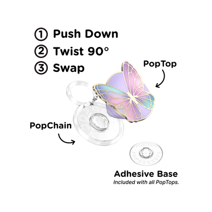 Enamel Butterfly Prism —  PopTop - US 64905