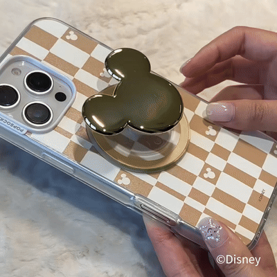 Enamel Gold Mickey Head — MagSafe PopGrip - US 12135