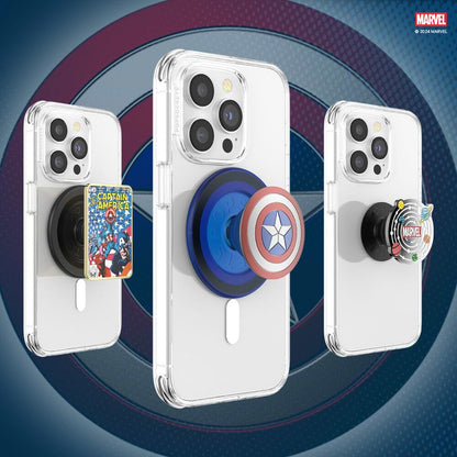 Enamel Captain America Comic Book — MagSafe PopGrip - US 77619