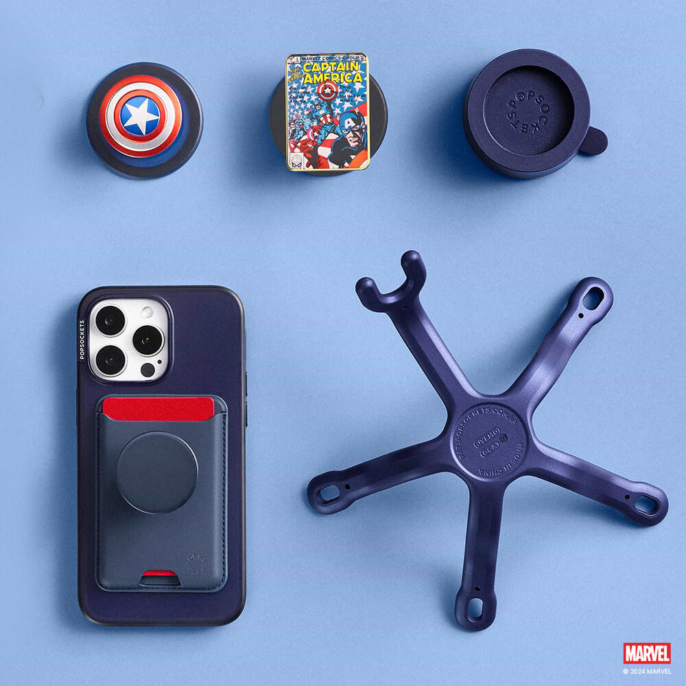 Enamel Captain America Comic Book — MagSafe PopGrip - US 93567