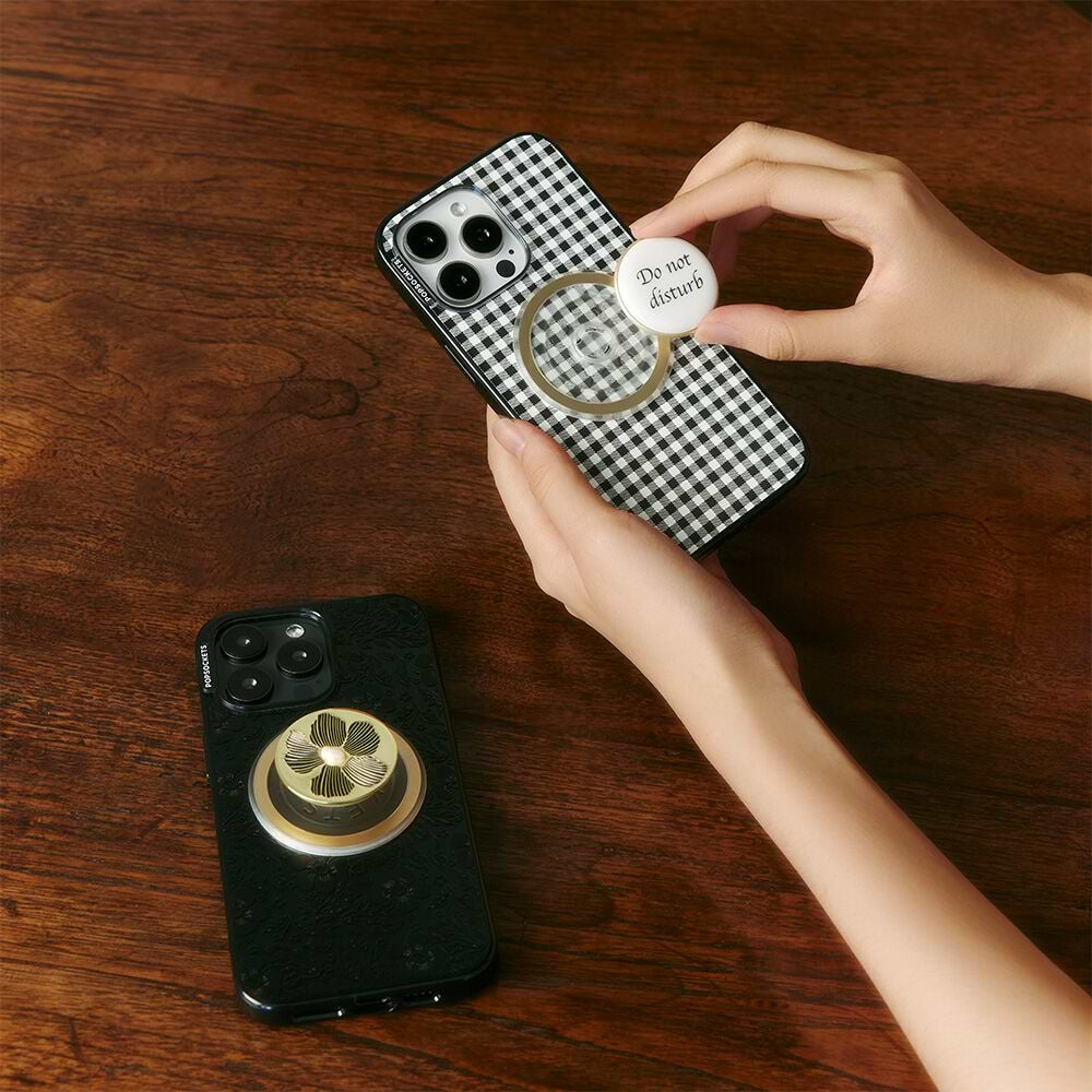 Enamel Mae Flower with Pearl — MagSafe PopGrip - US 33514