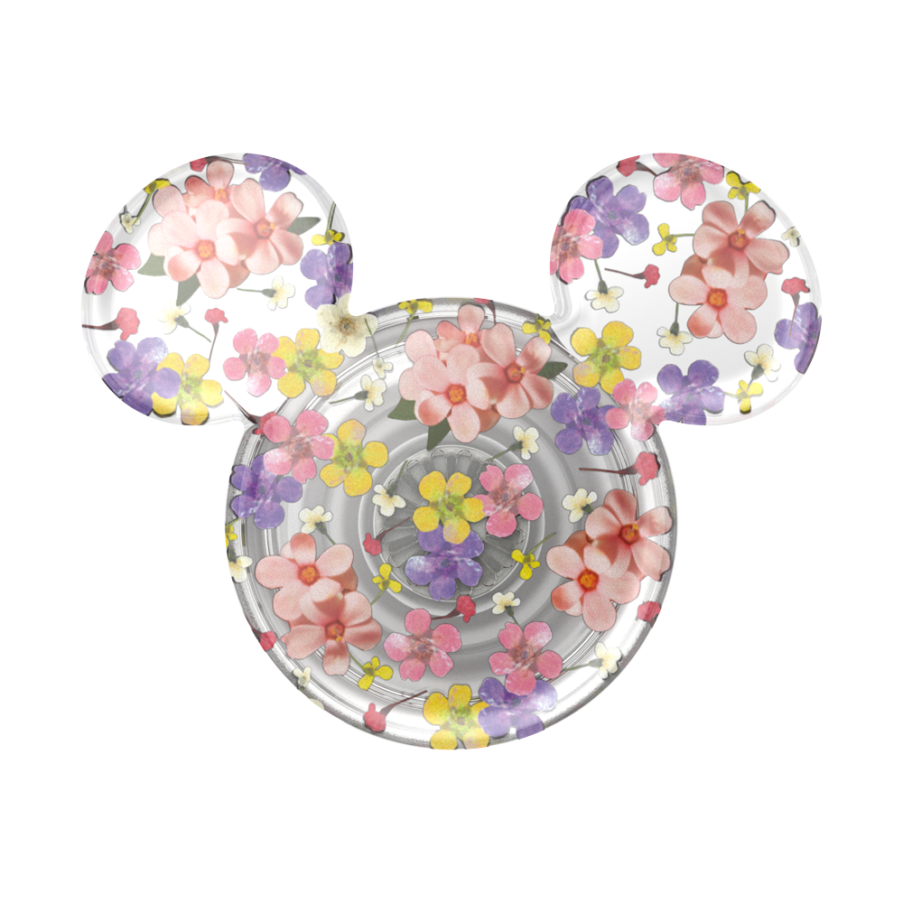 Translucent Mickey Mouse Cascading Flowers — Adhesive PopGrip - US 49556