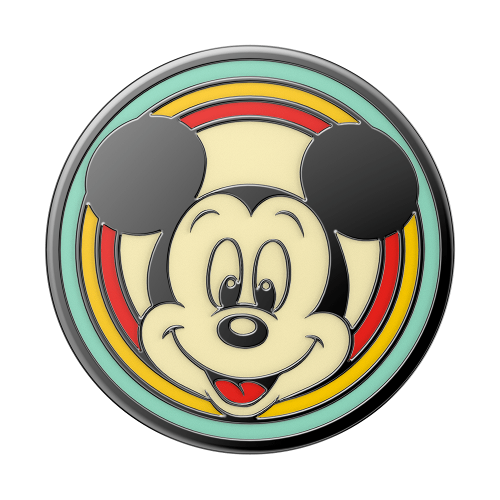Enamel Vintage Mickey Mouse — Adhesive PopGrip - US 24239