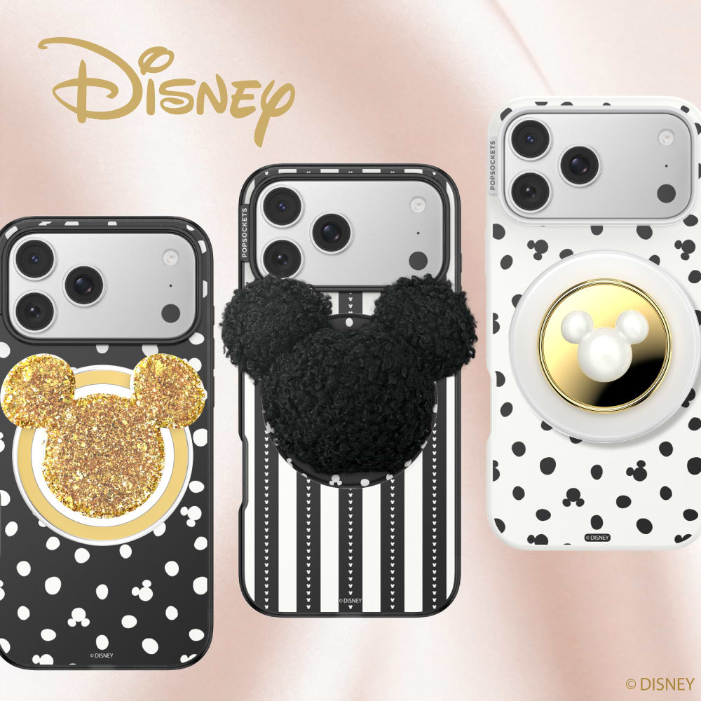 Plush Mickey Black — MagSafe PopGrip - US 45576