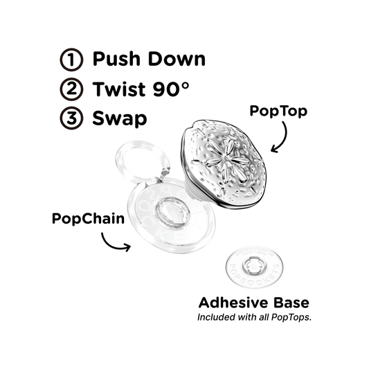 Enamel Silver Dollar — PopTop - US 46792