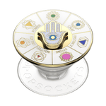 Enamel Spinner Chakras — Adhesive PopGrip - US 13550