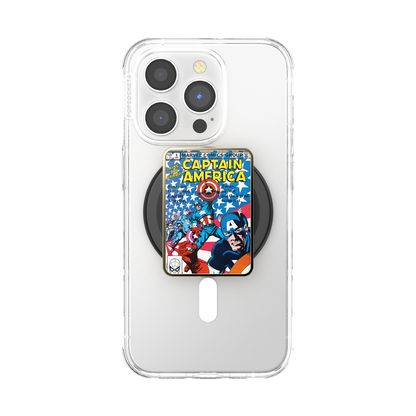 Enamel Captain America Comic Book — MagSafe PopGrip - US 77619