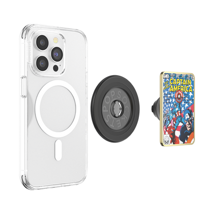 Enamel Captain America Comic Book — MagSafe PopGrip - US 93567
