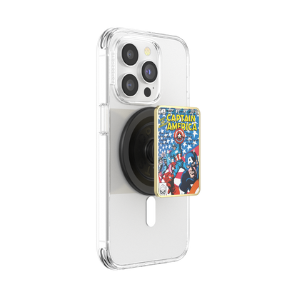 Enamel Captain America Comic Book — MagSafe PopGrip - US 77619
