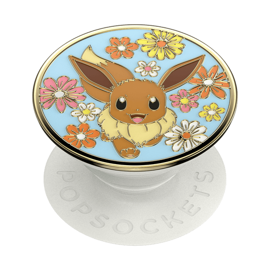 Floral Eevee Enamel — Adhesive PopGrip - US 80052