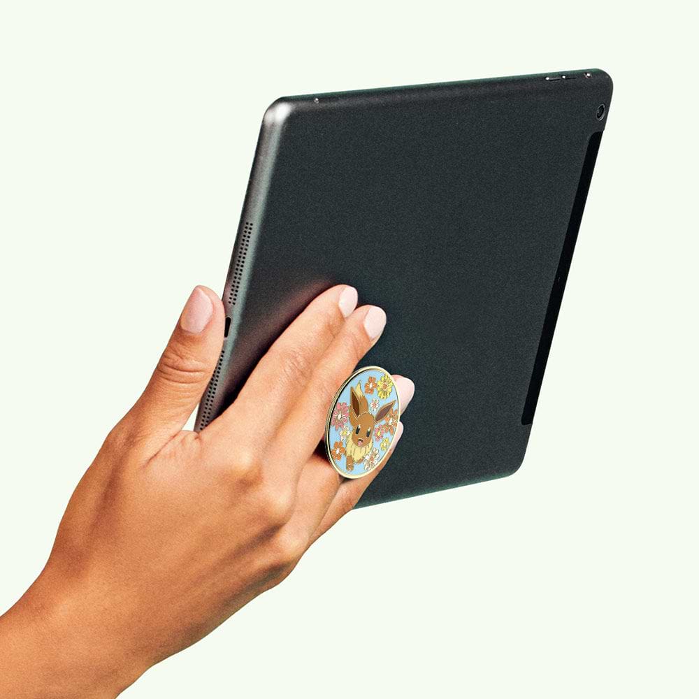 Floral Eevee Enamel — Adhesive PopGrip - US 80052