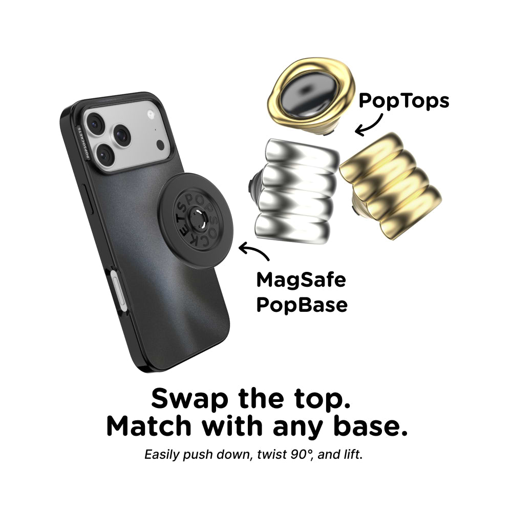 Enamel Puffy Stack Silver — PopTop - US 55196