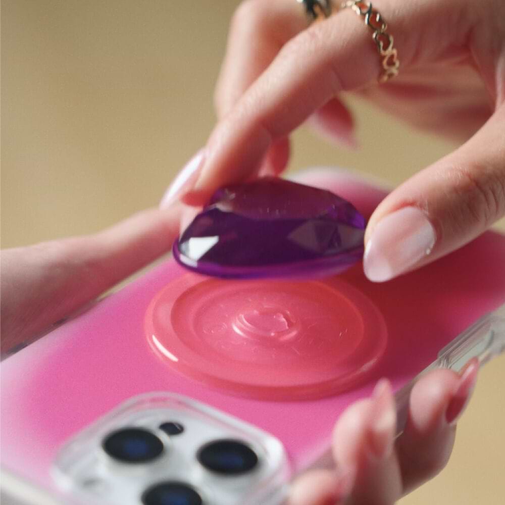 Crystal Heart Lavender —  MagSafe PopGrip - US 14569