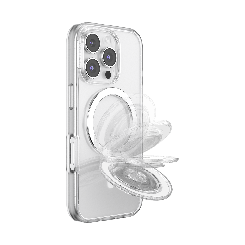 Clear Glitter — MagSafe Kick-Out Grip & Stand - US 14534