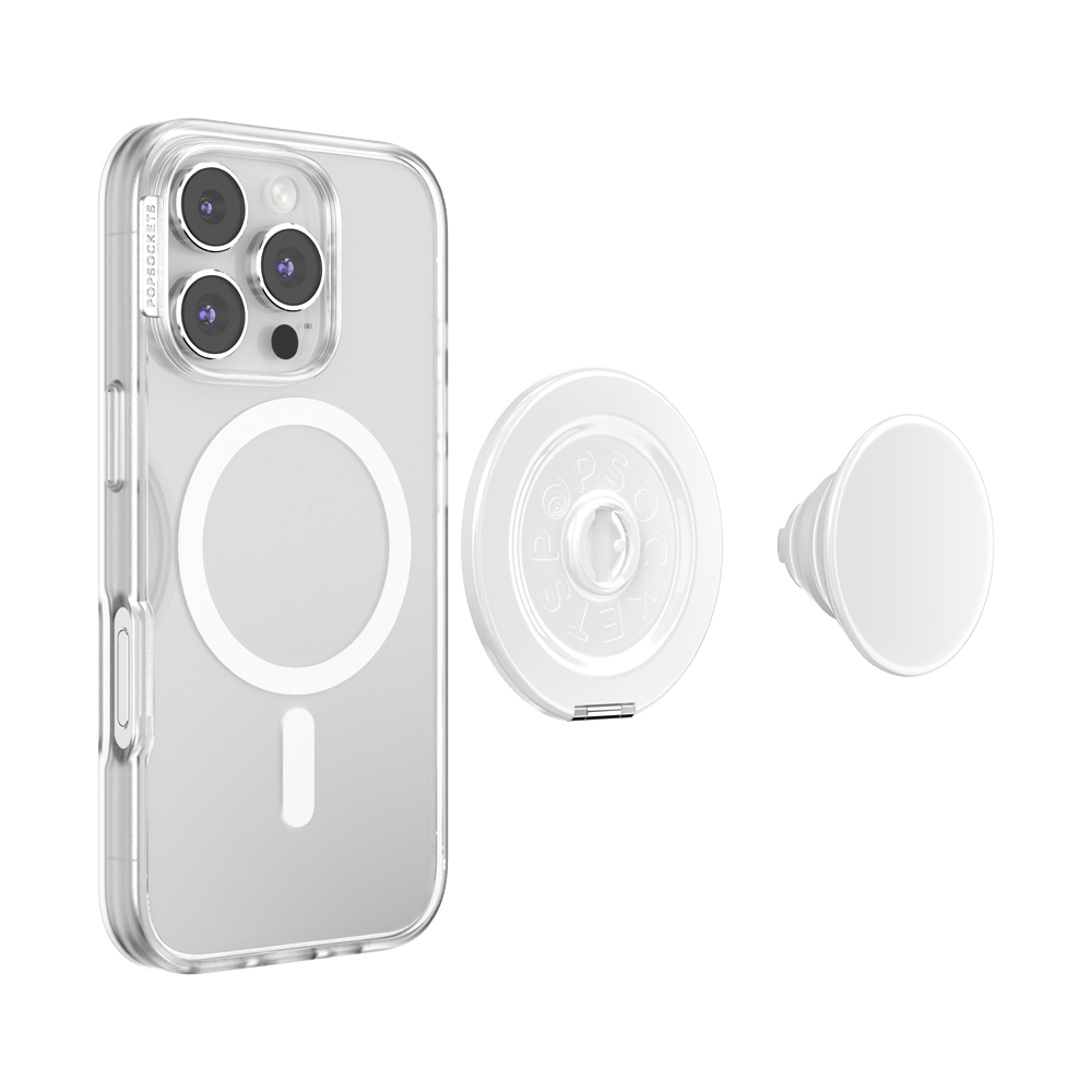 Glossy White — MagSafe Kick-Out Grip & Stand - US 92318