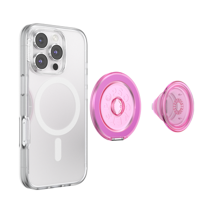 Translucent Baby Pink — MagSafe Kick-Out Grip & Stand - US 03132
