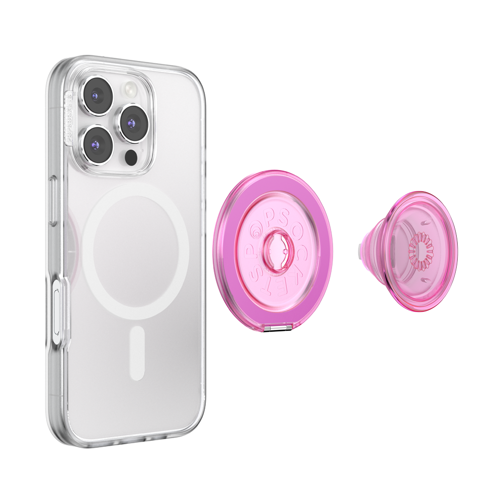 Translucent Baby Pink — MagSafe Kick-Out Grip & Stand - US 97687