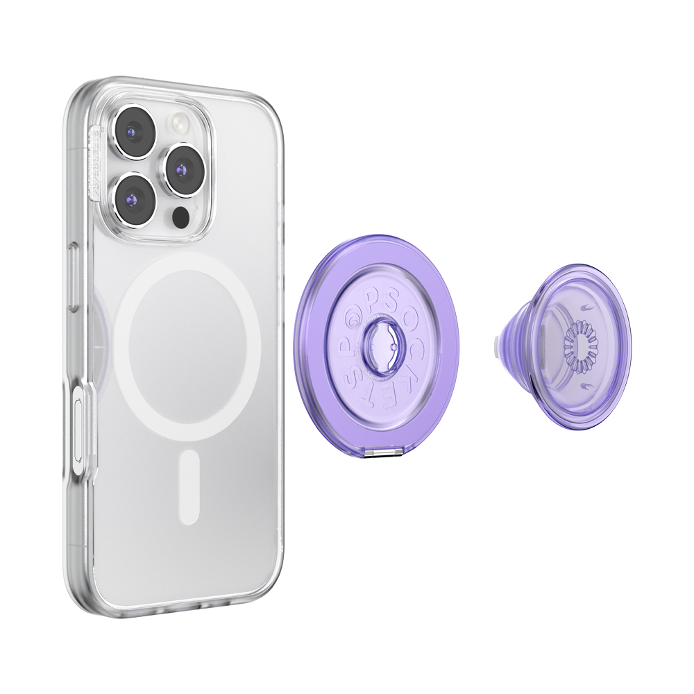 Translucent Dusty Purple — MagSafe Kick-Out Grip & Stand - US 77390