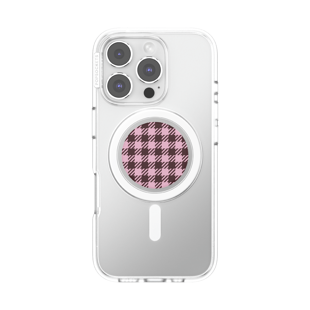 Black Cherry Gingham — MagSafe PopGrip - US 77096