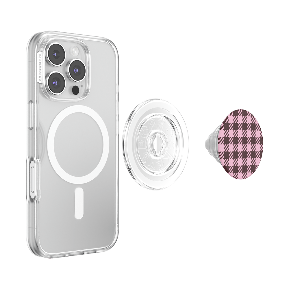 Black Cherry Gingham — MagSafe PopGrip - US 32991