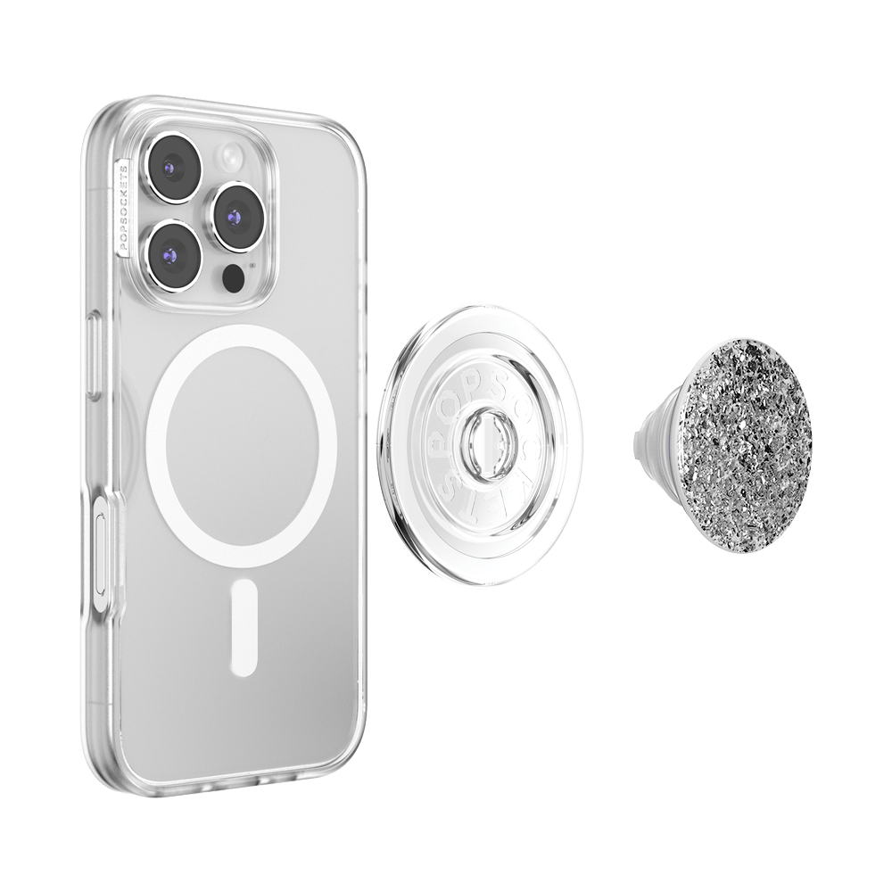 Confetti Foil Silver — MagSafe PopGrip - US 66512