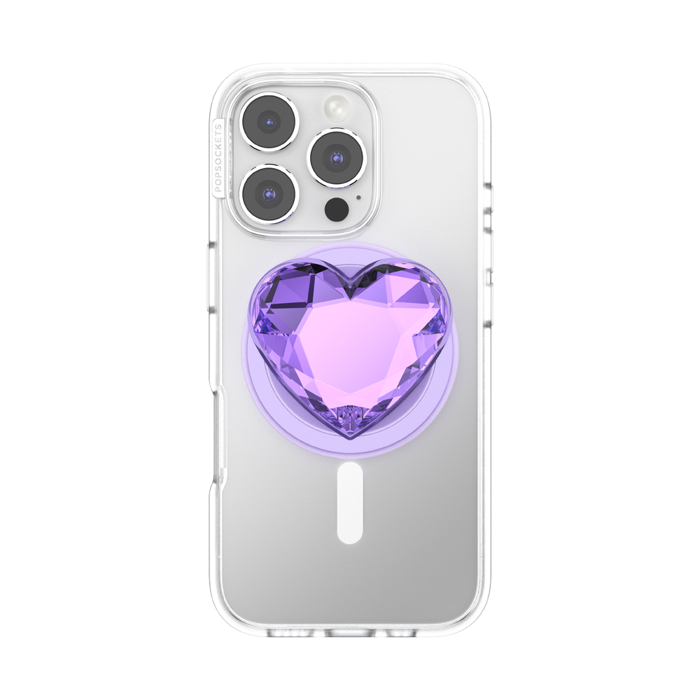 Crystal Heart Lavender —  MagSafe PopGrip - US 14569