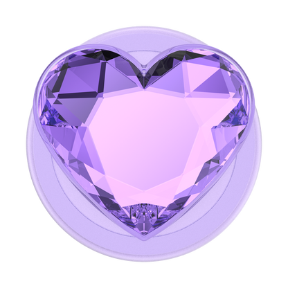 Crystal Heart Lavender —  MagSafe PopGrip - US 82984