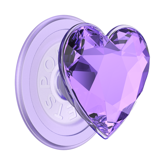 Crystal Heart Lavender —  MagSafe PopGrip - US 56962